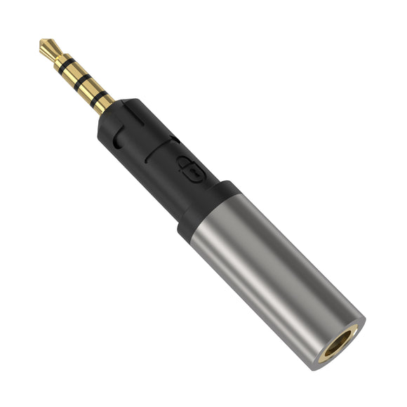 Geekria 2.5mm Male to 3.5mm (1/8'') Female Stereo Audio Jack Adapter, Audio Adapter Conversion Audio Plug, Gold Plated Convert Connector Adapter