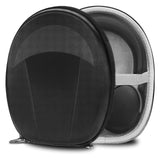 Geekria Shield Headphones Case Compatible with Bose QC Ultra, QC SE, QC45, QC35, QC3, QC2, QC15, AE 2i Headphones, Replacement Protective Hard Shell Travel Carrying Bag with Cable Storage (Black)