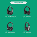 Geekria Audio Cable with Mic Compatible with Edifier STAX SPIRIT S5, W800BT Headphones, 1/8" (3.5mm) to 3.5mm Replacement Stereo Cord with Inline Microphone and Volume Control (4 ft/1.2 m)