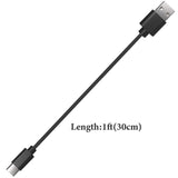 Geekria USB Earbuds Short Charger Cable Compatible with Jabra Elite 10 Gen 2, Elite10, Elite 8, Elite Active 75t, Elite 7 Pro Charger, USB to USB-C Replacement Power Charging Cord (1ft/30cm 2Pack)