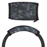 Geekria Flex Fabric Headband Cover Compatible with Skullcandy Crusher Evo/ANC/ANC2, Hesh 3/Evo/ANC, Venue Headphones, Sweat Cover (MC Stone)