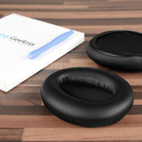 Geekria QuickFit Replacement Ear Pads for SONY MDR-10RBT, MDR-10RNC, MDR-10R Headphones Ear Cushions, Headset Earpads, Ear Cups Cover Repair Parts (Black)