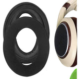 Geekria Comfort Velour Replacement Ear Pads for Sennheiser HD515, HD555, HD518, HD560s, HD558, HD559, HD569, HD579, HD589 Headphones Ear Cushions, Headset Earpads, Ear Cups Repair Parts (Black)