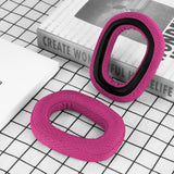 Geekria Comfort Mesh Fabric Replacement Ear Pads for Logitech G435 G335 Headphones Ear Cushions, Headset Earpads, Ear Cups Cover Repair Parts (Red)