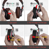 Geekria Earpads and Headband Cover Compatible with ATH-MSR7, MSR7NC, MSR7BK, MSR7GM Headphones / Ear Cushion + Headband Protector Cover / Earpads + Headband Protective Sleeve Repair Parts