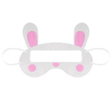 Geekria 50PCS VR Cartoon Disposable Mask VR Headset Mask, VR Eye Cover, VR Headset Cover Mask Universal Mask for VR Compatible with Meta Quest 3 Quest Pro Quest 2 PSVR2 for Children (Pink Rabbit)