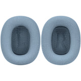 Geekria Comfort Mesh Fabric Replacement Ear Pads Compatible with Apple AirPods MAX (A2096), AirPodsMAX2 (A3184) Headphones, Ear Cushions (Blue)