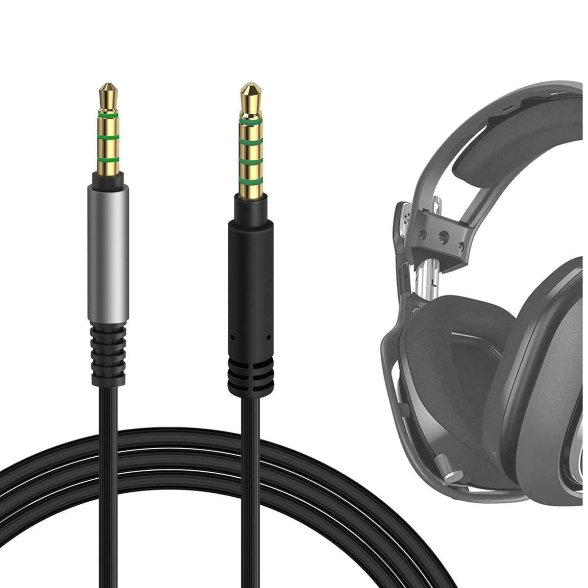 Geekria Audio Cable Compatible with Astro A40tr, A40, A30, A10 Gen 2,