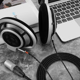 Geekria Apollo 5NOCC Upgrade Audio Cable Compatible with Sennheiser HD 820, HD 800S, HD 800 Headphones, Replacement Balanced Headphones Cord for Hi-Res Audiophile, HiFi Headset (10ft/3m)