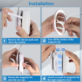 Geekria SNAP Ear Pads Replacement Kit for Beats Studio 3 Wireless, Studio 2 Headphones, Magnetic Easy Switch Ear Cushions, Exchange Earpads in Seconds (Protein Leather, 2 Pairs)