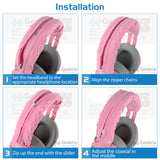 Geekria Flex Fabric Headband Cover Compatible with Razer Kraken Pro V2, 7.1 V2, Ultimate, Tournament Edition Headphones Head Cushion Pad Protector, Replacement Repair Part, Easy DIY Installation