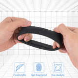 Geekria Silicone Replacement Ear Pads Covers for Sony PlayStation Pulse Elite Headphones Ear Cushions, Headset Earpads, Ear Cups Cover Repair Parts (Black)