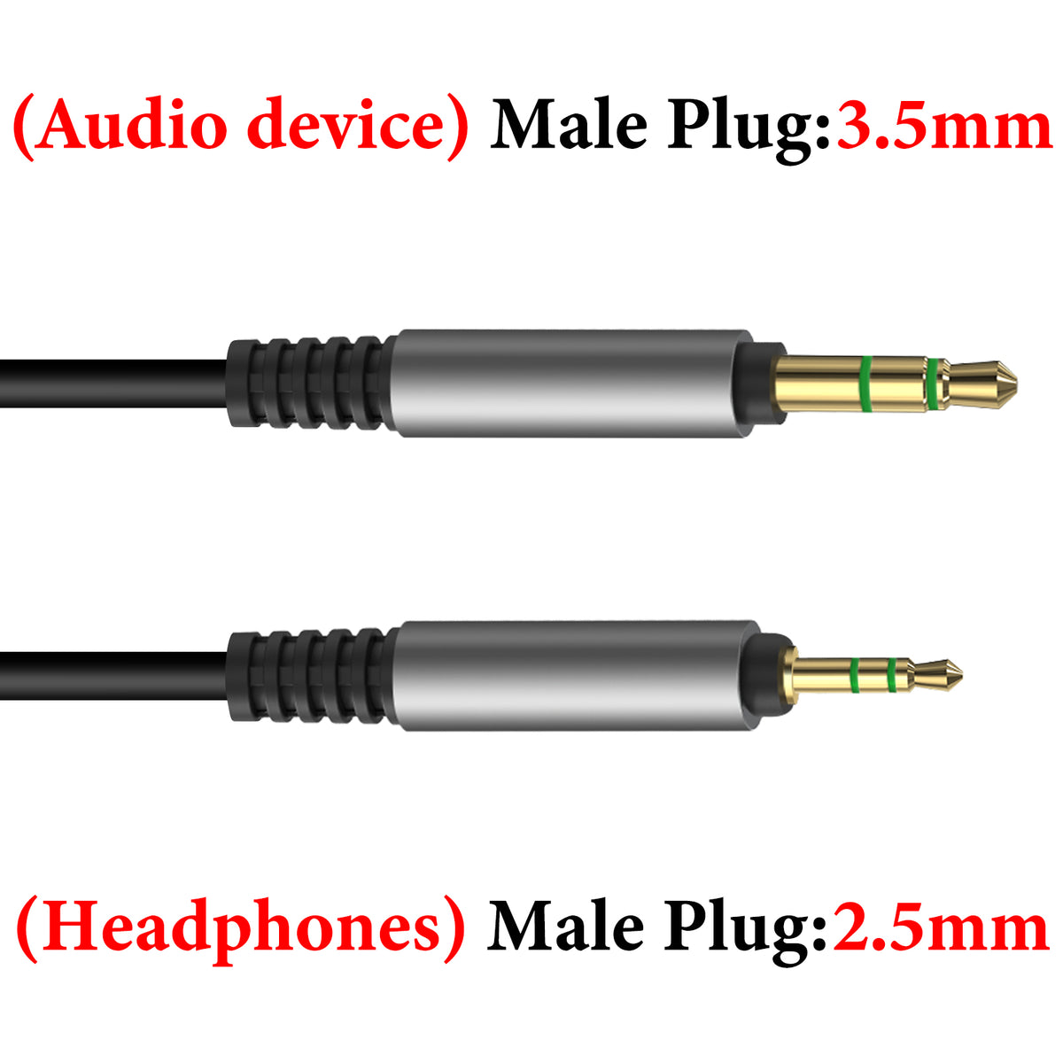 GEEKRIA Cavo Audio Compatibile Con Cuffie Sennheiser Momentum 4/3/2, HD1 On-Ear, HD 400S, HD4.50SE, HD4.50, HD350BT, Cavo Di Ricambio Da 3,5 Mm A 2,5 Mm (4 Piedi / 1,2 M - Foto 7
