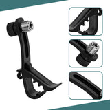Geekria for Creators Drum Rim Microphone Clip, Universal Microphone Clamp Compatible with Shure BETA 52A, Adjustable Drum Mic Clips, Shockproof Musical Instrument Supplies (Black / 2 Pack)