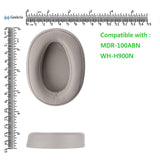 Geekria QuickFit Replacement Ear Pads for Sony MDR-100ABN WH-H900N Headphones Ear Cushions, Headset Earpads, Ear Cups Cover Repair Parts (Gold)