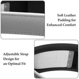 Geekria Flex Fabric Headband Pad Compatible with Corsair HS80 RGB, HS80 MAX, Headphones Replacement Band, Repair Part (White)