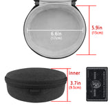 Geekria Shield Headphones Case Compatible with JBL TUNE 770NC, TUNE 750NC, Live 770NC, Live 650 BT NC, E65BTNC, E55BT Case, Replacement Hard Shell Travel Carrying Bag with Cable Storage (Grey)