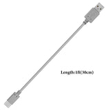 Geekria USB Headphones Short Charger Cable Compatible with Sony WH-1000XM5 WH-1000XM4 WH-1000XM3 XB910N XB900N CH720N Charger, USB to USB-C Replacement Power Charging Cord (1 ft/30cm)