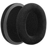 Geekria Comfort Velour Replacement Ear Pads for Sennheiser PXC350, HD 380/ 380 PRO, PC 350/ 350 SE, HME95, HMEC250 Headphones Ear Cushions, Repair Parts (Black)