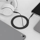 Geekria Audio Cable Compatible with Beats Studio Pro, Solo 4, Solo3, Solo2, Solo, Mixr, Headphones Cable, 1/8" (3.5mm) to 3.5mm Braided Nylon Replacement Stereo Cord (4 ft/1.2 m)