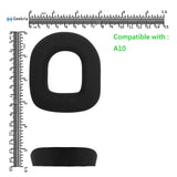 Geekria Comfort Velour Replacement Ear Pads for ASTRO A10 Gaming Headset Headphones Ear Cushions, Headset Earpads, Ear Cups Cover Repair Parts (Black)