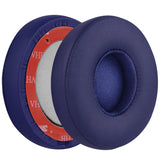 Geekria QuickFit Replacement Ear Pads for Beats Solo 3 (A1796), Solo 3.0 Wireless On-Ear Headphones Ear Cushions, Headset Earpads, Ear Cups Cover Repair Parts (Pop Indigo)