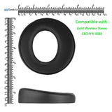 Geekria QuickFit Replacement Ear Pads for Sony PlayStation Gold Wireless Stereo CECHYA-0083 Headphones Ear Cushions, Headset Earpads, Ear Cups Cover Repair Parts (Black)