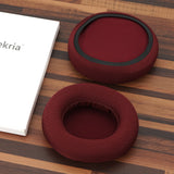 Geekria Comfort Mesh Fabric Replacement Ear Pads for SteelSeries Arctis Nova Pro Wired, Arctis Nova1, Nova3, Nova4, Nova5, Nova7 Headphones Ear Cushions (Red)