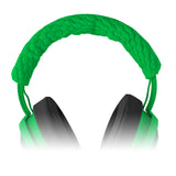 Geekria Flex Fabric Headband Cover Compatible with Razer Kraken ProV2, 7.1 V2, Ultimate, Headphones, Head Top Cushion Pad Protector, Replacement Repair Part, Easy DIY Installation (Green)