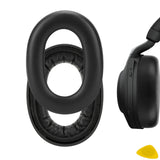 Geekria QuickFit Replacement Ear Pads for Jabra Evolve2 85 Headphones Ear Cushions, Headset Earpads, Ear Cups Cover Repair Parts ( Black )