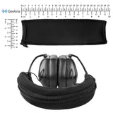 Geekria Flex Fabric Headband Cover Compatible with V-MODA Crossfade LP, Crossfade M-100, Crossfade Wireless Headphones, Head Cushion Pad Protector, Replacement Repair Part, Sweat Cover (Black)