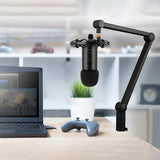 Geekria for Creators Foam and Furry Microphone Windscreen Combo Pack Compatible with Blue Yeti, Yeti Pro Microphone Antipop Foam Cover, Mic Wind Cover, Fluff Windscreen Muff