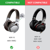Geekria Earpads and Headband Cover Replacement Compatible with Sony MDR-1R, MDR-1RMK2 Headphones Ear Cushion + Headband Protector Cover / Earpads + Headband Protective Sleeve Repair Parts