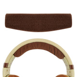 Geekria Velour Headband Pad Compatible with Sennheiser HD598 HD598SE HD598CS HD595 HD569 HD559 HD558 HD555 HD518 HD515 Game ONE PC360 PC373D, Headphones Replacement Band (Brown)