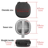 Geekria Shield Earbuds Case Compatible with Beats Powerbeats Pro 2 True Wireless Earbuds, Replacement Protective Hard Shell Travel Carrying Bag with Cable Storage, Waterproof Portable (Grey)