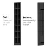 Geekria Game Card Storage with 28 Game Card Slots Card Holder Compatible with Nintendo Switch OLED Game Card Case Use Stand Alone or Mount to Switch Dock
