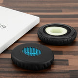Geekria QuickFit Replacement Ear Pads for Bose On-Ear OE2, OE2i, SoundTrue On-Ear, SoundLink On-Ear Headphones Ear Cushions, Headset Earpads, Ear Cups Cover Repair Parts (Black / Blue)