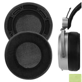 Geekria Comfort Hybrid Velour Replacement Ear Pads for Hifiman HE400SE HE400 HE400I HE400S HE560 560I HE500 300 HE350 SUNDARA Headphones Ear Cushions, Headset Earpads, Ear Cups Cover Repair Parts