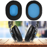 Geekria Comfort Laminated Fabric Replacement Ear Pads for Sennheiser HD8 DJ, HD6 Mix, HD7 DJ Headphones Ear Cushions, Repair Parts (Black)