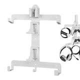 Geekria Wall Mount Stand Compatible with PSVR2 PS5, VR Headset and Controller Mount Storage Bracket Holder Hook, VR Game Accessories, PS5 Headset Display Stand, Sturdy Metal Wall Mount Kit (White)