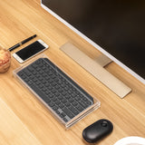 Geekria Keyboard Clear Case Protector, Acrylic Dust Cover, Magnetic Closing Dust Cover Compatible with Logitech MX Keys Mini Minimalist Wireless Illuminated Keyboard, MX Backlit Keys Mini