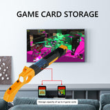 Geekria Game Gun Compatible with Nintendo Switch/OLED Joy-Cons Grip, Fit for Splatoon, Resident Evil, Hunting Simulator, Wolfenstein, Sniper Elite, Juarez, Type Shooting Gaming Accessories