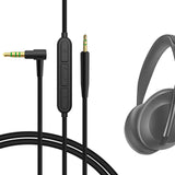 Geekria Audio Cable with Mic Compatible with Bose 700, NC700 Headphones Cable, 2.5mm to 3.5mm Replacement Stereo Cord with Inline Microphone and Volume Control (4 ft/1.2 m)