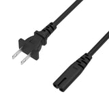 Geekria IEC320 C7 to NEMA 1-15P Replacement Power Cord, 2 Prong AC Power Cable Compatible with Sony PS5, PS4, PS3, PS2 Slim, Microsoft Xbox One X, Xbox Series S, Xbox One S Console (2 Pack, 10 ft)