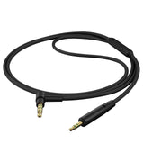 Geekria Audio Cable with Mic Compatible with JBL Live 650BTNC 500BT Tune 770NC 760NC Headphones Cable, 2.5mm to 3.5mm Replacement Stereo Cord with Inline Microphone and Volume Control (4 ft/1.2 m)