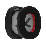 Geekria Sport Cooling-Gel Replacement Ear Pads for Plantronics BackBeat PRO 2, BackBeat PRO 2 Special Edition, Voyager 8200 UC Headphones Ear Cushions, Ear Cups Cover Repair Parts (Black/Red)