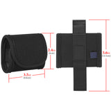 Geekria Earbuds Carrying Pouch Compatible with Sony WF-C710N, LinkBuds Open/Fit, WF-C510, WF-1000XM5 Earbud Case Belt Holster, Protective Case Cover with Clip Holder for Bag Strap