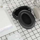 Geekria QuickFit Replacement Ear Pads for Sony WH-1000XM3 Headphones Ear Cushions, Headset Earpads, Ear Cups Cover Repair Parts (Black)