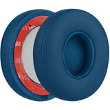 Geekria QuickFit Replacement Ear Pads for Beats Solo 3 (A1796), Solo 3.0 Headphones Ear Cushions, Headset Earpads, Ear Cups Cover Repair Parts (Pop Blue)