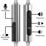 Geekria Audio Cable with Mic Compatible with Bose QuietComfort SE, QC45, QC35II, QC35, QC25, 700, 2.5mm Replacement Stereo Cord with Inline Microphone and Volume Control (4 ft / 1.2 m)